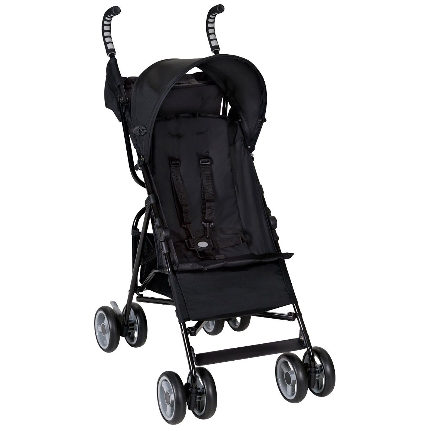 Frontier Station Stock Portable Baby Stroller Black 4 Wheeled